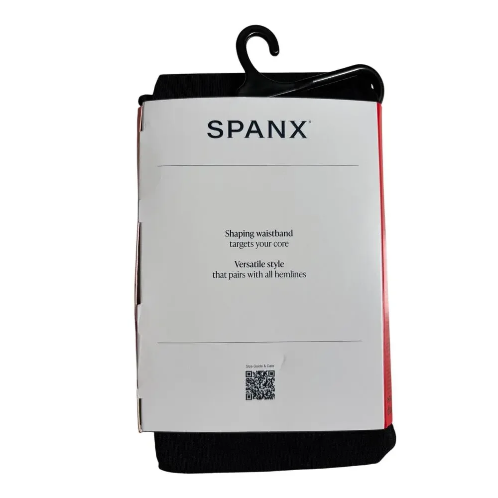 NWT Spanx Women's Tummy Shaping Tights (Black) - Size B